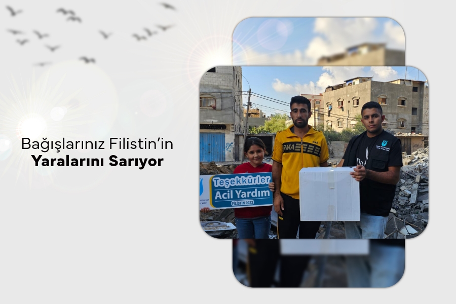 Bağışlarınız Filistinin Yaralarını Sarıyor