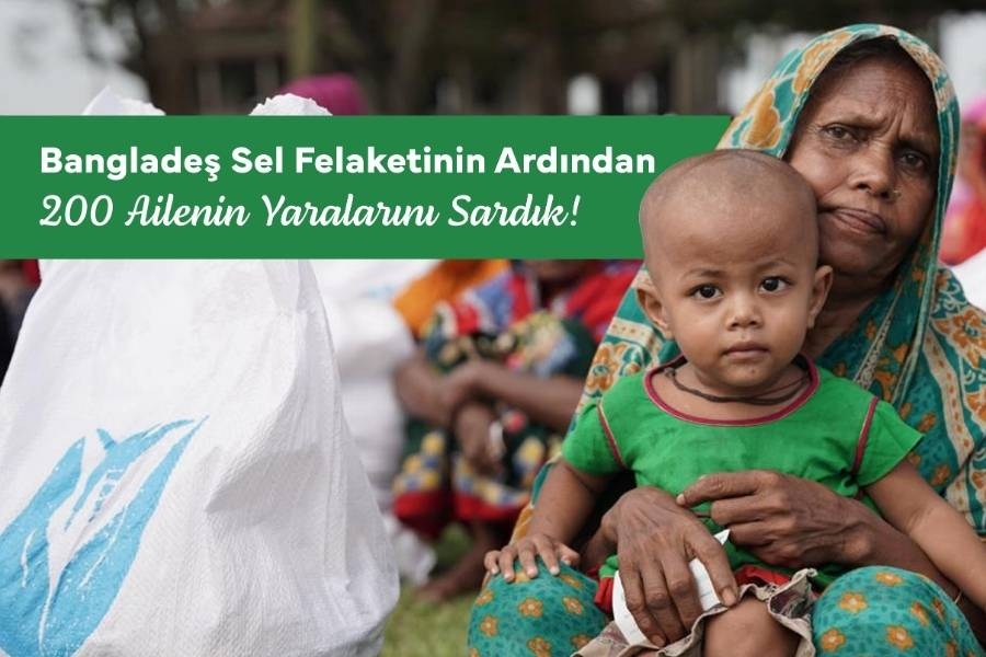 Wir haben die Wunden von 200 Familien nach der Flutkatastrophe in Bangladesch versorgt!