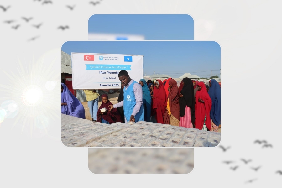 Somali'de 1000 Kişilik Toplu İftar Yemeği Düzenledik!