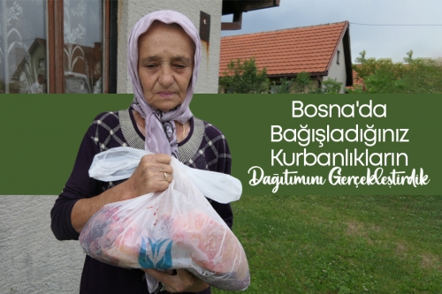 Bosna'da Bağışladığınız Kurbanlıkların Dağıtımını Gerçekleştirdik